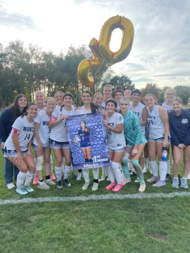 Local roundup: Muncy's Woodward records her 50th career goal